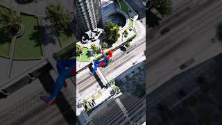 GTA 5 Spiderman Epic Jumps Compilation(GTA V Fails Funny Moments)