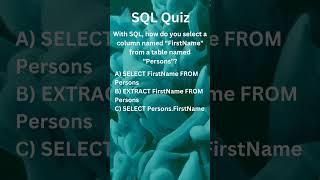 SQL Quiz