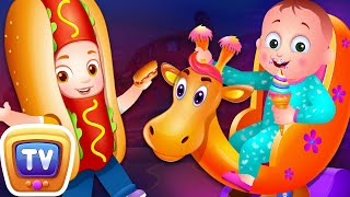 Food Alphabet ABC Phonics Song - A For Apple Pie - ChuChu TV Toddler Learning Videos