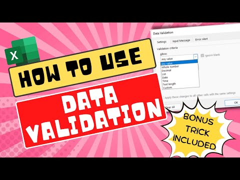 Learn Microsoft Excel Data Validation in Hindi