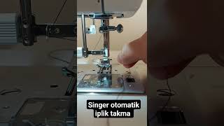 Singer heavy duty 5523 otomatik iplik takma #singer #singerheavyduty #otomatikiplik #dikisteknikleri