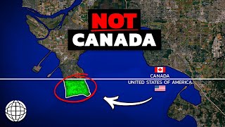 Why A Tiny Part Of Washington Is Trapped By Canada