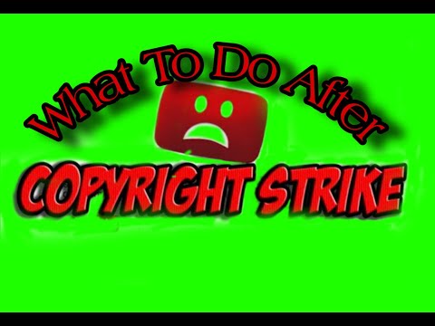 What to do after copyright strike and monetization