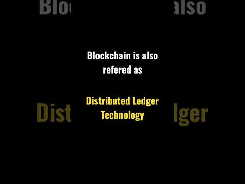 Blockchain is also refered as #blockchain #solidity #smartcontract
