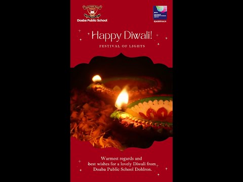 Happy Diwali | Doaba Public School Dohlron | CBSE School | Best School in Mahilpur India