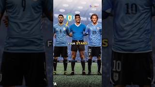 Why Uruguay have 4 stars on the jersey 😯