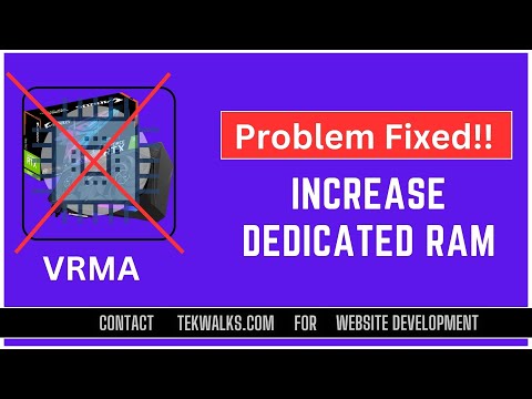 How to increase dedicated memory (VRAM)  in your comnputer for graphics and gaming