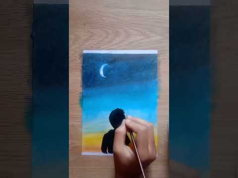 #shorts #aloneboydrawing #aloneboyscenerydrawing #moonlightscenerydrawing #jasintachitrankan  #art