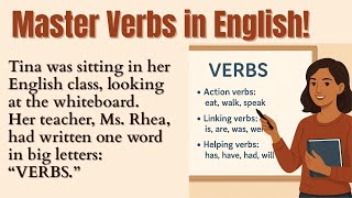 Verb Types and Forms – Easy English Story for Grammar & Listening Practice