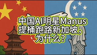 【第406期】中国AI明星企业Manus提桶跑路新加坡，为什么？