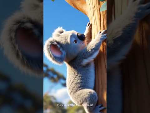 Koala Song for Kids 🐨 | Fun Animal Short 🎶 #shorts #kidsshorts