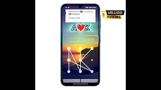 AK +Nk pattern lock style New #shorts #tech #lock #ytshorts @YouTube