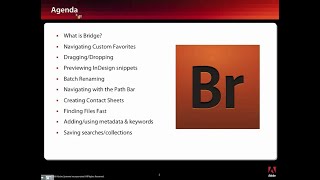2009 | Speed Your Creative Workflow with Adobe Bridge CS4 | Live Demo