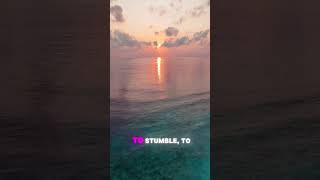 for a while leave perfection and feel you real inner self.#innerworld #quotes #sunset #motivational