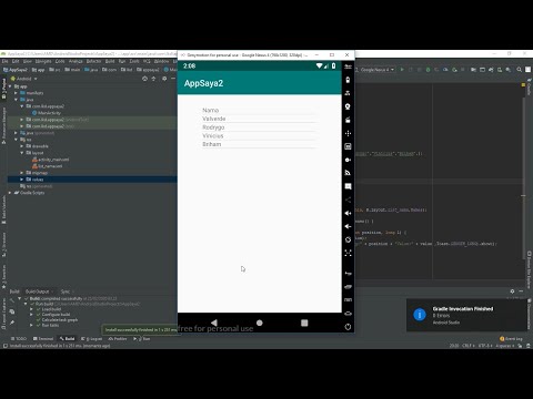 Tutorial Lengkap Android Studio Tahun 2020 || Membuat Aplikasi Degan Fitur ListView