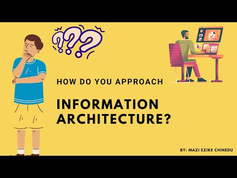 How do you approach information architecture