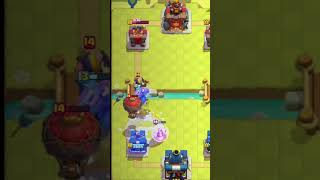 Bro tried to sneak in that mini pekka 😭😂... #clashroyale #coopgaming #clashworlds #deck  #supercell
