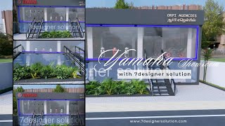 Yamaha showroom design || 7designer solution ||#yamaha #yamahashowroom #showroom #showroomdesign