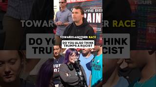 Do you also think Trump's A R@cist?  ##charliekirk #debate #politics
