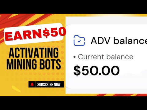 How to earn free $50 by activating mining bot #howtoearnmoneyonline #free #money #makemoneyonline