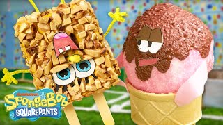 SpongeBob vs. Patrick... IRL 💥 | "Fry Cook Games" Episode Recreation | @SpongeBobOfficial