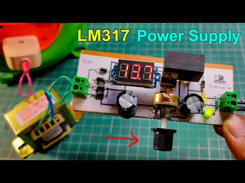 How to make LM317 variable DC Power Supply with circuit diagram