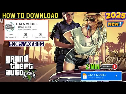 HOW TO DOWNLOAD GTA 5 IN ANDROID | DOWNLOAD REAL GTA 5 ON ANDROID 2023 | GTA 5 MOBILE DOWNLOAD