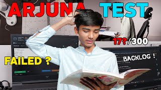 My JEE Test Marks in Arjuna Batch ☠️ Result of my JEE test *rank revealed* *backlogs*