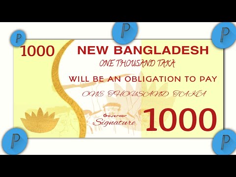 New 1000 Taka Note Design Will Shock You! | Future Bangladesh Currency Concept #pixellabtutorial