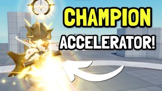 NEW Champion Accelerator EXCLUSIVE Skin Showcase! | Roblox TDS PVP Update
