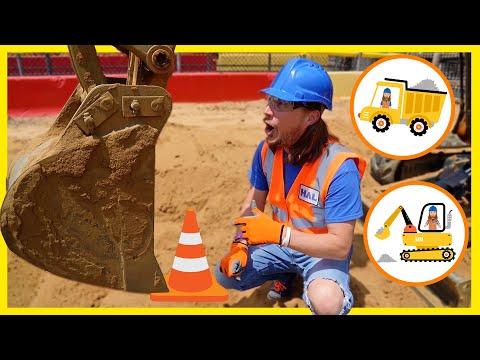 Construction Equipment for Kids | Handyman Hal Visits Diggerland USA