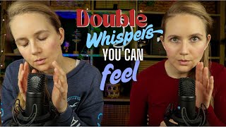 ASMR Double Twin Whispers You Can FEEL in Your Ears 🤯