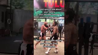 Clean technique leaves a lasting impression. 🥊💥#muaythai #sharpstyle #fightcraft #leveledup