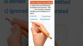 Think Fast! English Quiz Challenge! #ytshorts #esllearners #esltips