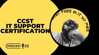 CCST IT Support: Cisco's New Entry Level Certification
