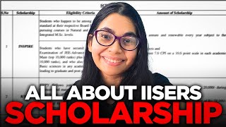 Get Paid to Study at IISER? 😍 Govt Scholarships & Monthly Stipend Revealed!