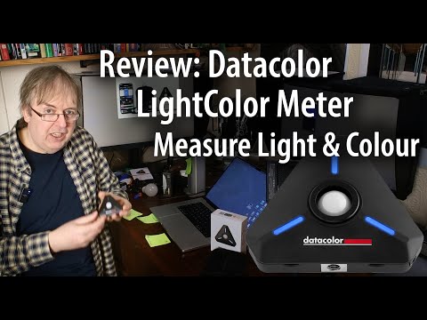 Review: Datacolor LightColor Meter. Measures light intensity and colour balance/temperature