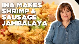 Ina Garten Makes Shrimp and Sausage Jambalaya | Barefoot Contessa | Food Network