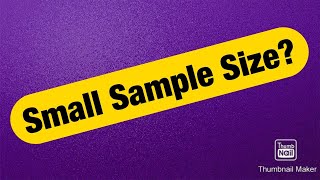 Thursday 3/26 Two Sample T Test (Small Sample Size)