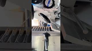 ZONESUN Horizontal Perfume Vials Small Bottle Labeling Machine #labeler #labelapplicator #machine
