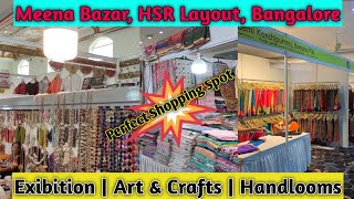 Meena bazar HSR layout | HSR layout Exhibition | #bangalore #bangalorevlogs #bangaloreshopping