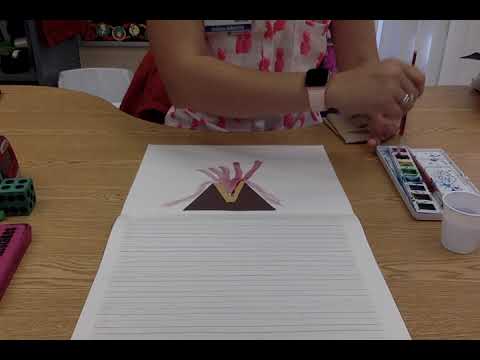 Volcano Paint & Write