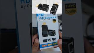HDMI Extender Over Ethernet 60M RJ45 to HDMI Converter Transfer Single by Cat5e/Cat6/  #Ethernet