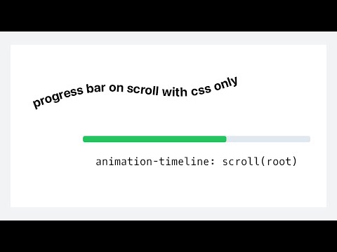 Scroll animations with just CSS