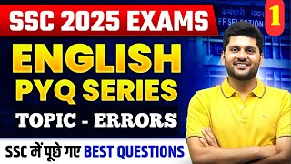 PYQ series|Aman sir free batch|ssc cgl 2025 notification|English classes for ssc cgl|ssc English