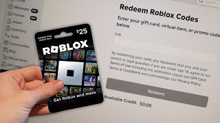 How to Redeem Roblox Gift Card on PC (Easy Method)