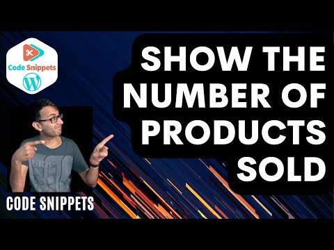 Show the Number of WooCommerce Products Sold - Code Snippets