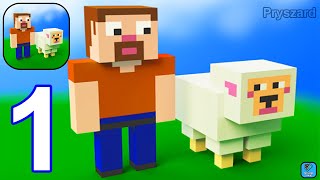 CubeCraft - Gameplay Walkthrough Part 1 Tutorial Level 1 Cube Craft World Craft 3D Android Gameplay