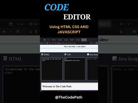 CREATE a Code Editor with Live Preview in MINUTES! #webdevelopment #programming #coding