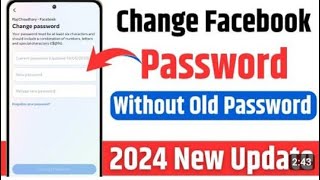Facebook Ka Password Kaise Change Kare || How To Change Facebook Password 2024 || FB Change Password